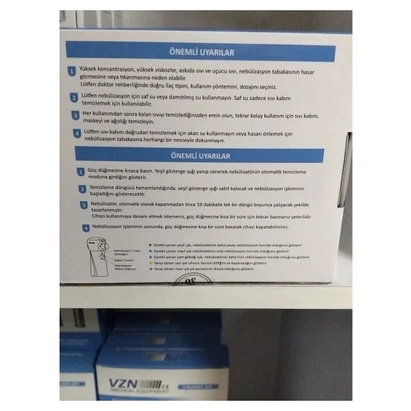 Vzn Lt-N200 Taşınabilir Mesh Nebulizatör - Görsel 6