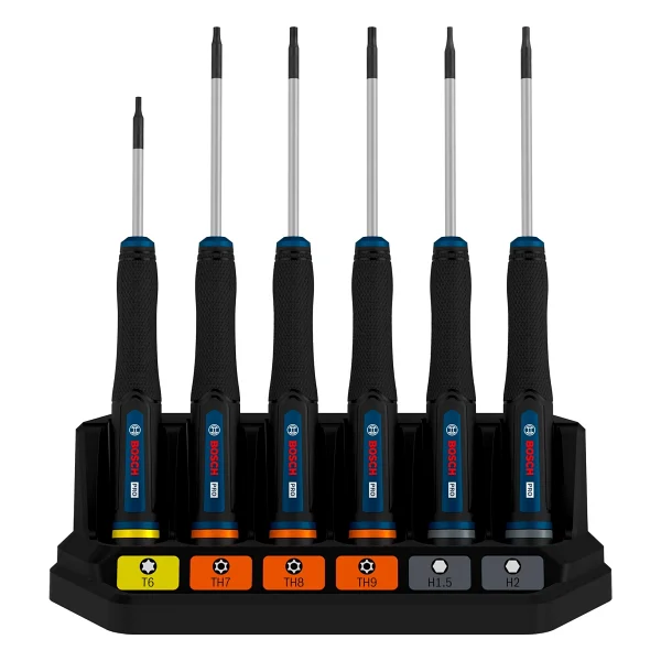 Bosch Profesyonel Hassas Tornavida Seti (Tx/Th/H), 6 Parça Klemens Tornavida - Görsel 4