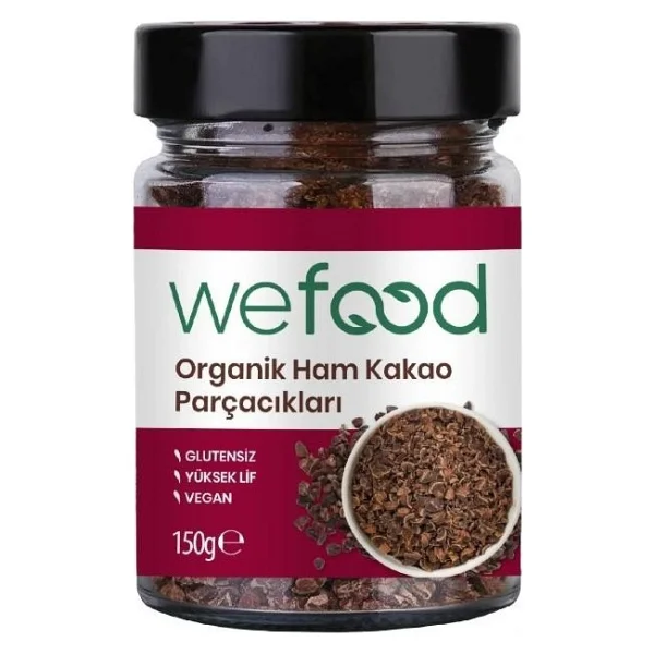 Wefood Glutensiz 150 Gr Ham Kakao Parçacıkları - Görsel 2