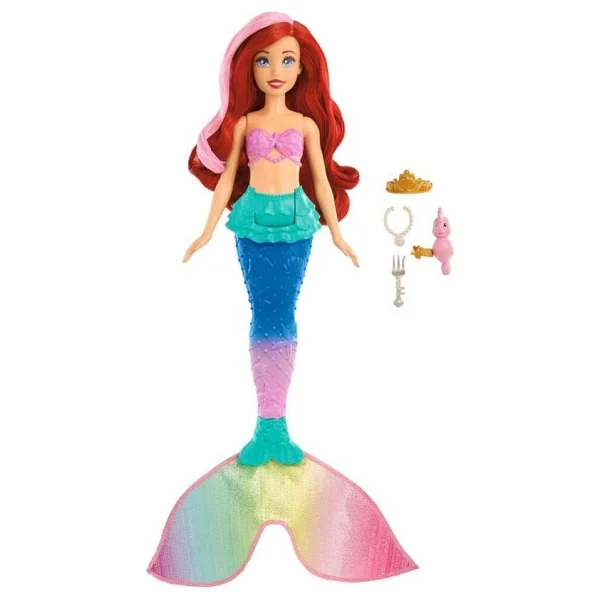 Disney Prenses Yüzen Ve Renk Değiştiren Ariel Bebek Hpd43 - Görsel 5