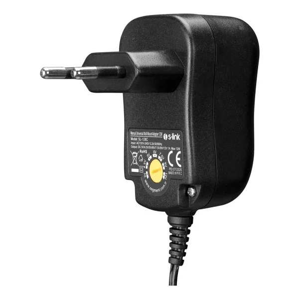 S-Link Sl-128c 8 Uçlu Ayarlı 12 Volt 1 Amper Adaptör - Görsel 6