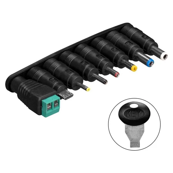 S-Link Sl-128c 8 Uçlu Ayarlı 12 Volt 1 Amper Adaptör - Görsel 5