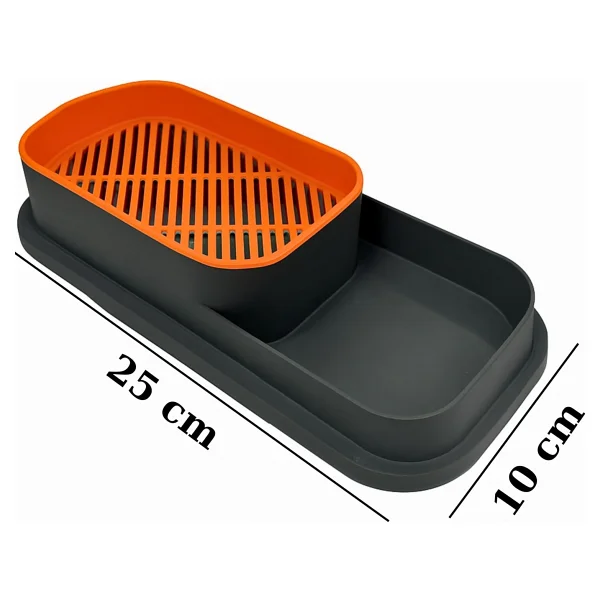Madpet Topraksız Kedi Çimi Kabı Turuncu - 5 Paket Çim Tohumlu Hidroponik Çim Yetiştirme Seti - Kediler İçin Doğal Çim Yetiştirme Kutusu - Evde Kolay Çimlendirme Ve Sindirim Desteği - Görsel 2