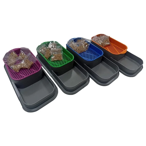 Madpet Topraksız Kedi Çimi Kabı Turuncu - 5 Paket Çim Tohumlu Hidroponik Çim Yetiştirme Seti - Kediler İçin Doğal Çim Yetiştirme Kutusu - Evde Kolay Çimlendirme Ve Sindirim Desteği - Görsel 3