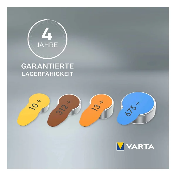 Varta 312 Numara 6'lı 10 Paket İşitme Cihazı Pili - Görsel 2