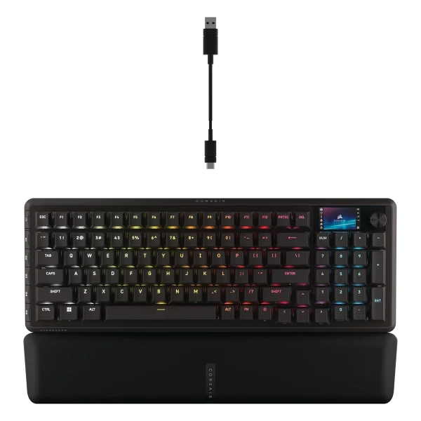 Corsair Vanguard Pro 96 Ch-91e911g-Uk RGB %96 Mgx V2 Switch Kablolu Mekanik Oyuncu Klavyesi - Görsel 4