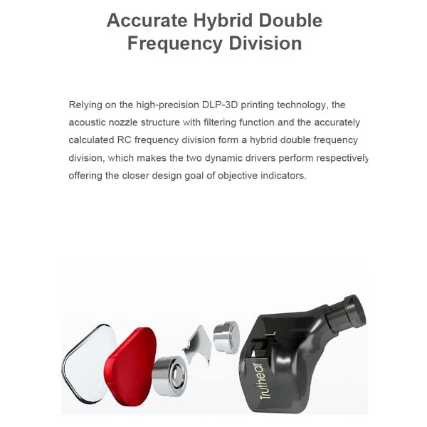 Truthear Zero Red Dual Dynamic Drivers Kulak İçi Monitör Kulaklık - Görsel 5