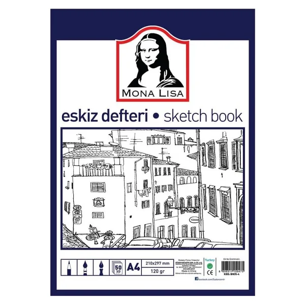 Südor Eskiz Defteri A4 120 G 50 Yp Bn05-4 - Görsel 2