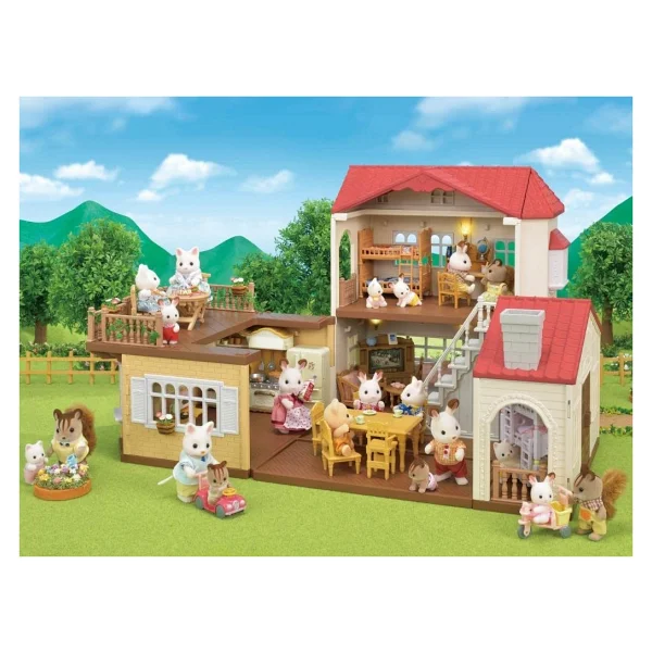Sylvanian Families Kırmızı Çatılı Işıklı Şehir Evi 5302 - Görsel 2