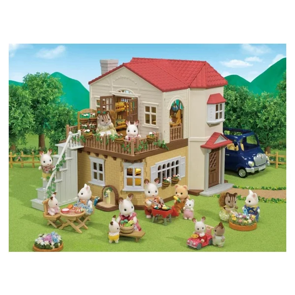 Sylvanian Families Kırmızı Çatılı Işıklı Şehir Evi 5302 - Görsel 3