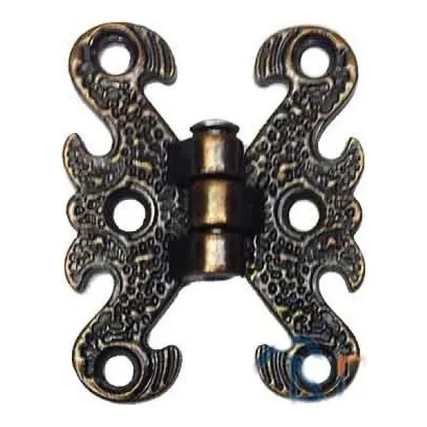 Zamak Kelebek Menteşe - Küçük, 30x40mm, Oksit, 100 Adet - Görsel 2