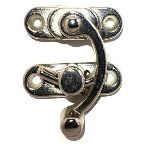 Yay Gözü, Ahşap Kutu Klipsi - Küçük 28x33 Mm, Nikel 1 Adet - Görsel 2