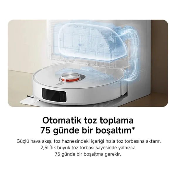 Xiaomi Robot Vacuum X20 Pro Çöp İstasyonlu Akıllı Robot Süpürge - Görsel 9