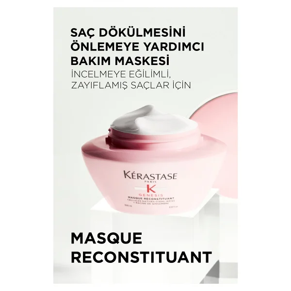 Kerastase Genesis Masque Reconstituant 200 Ml Dökülme Karşıtı Yoğun Güçlendirici Saç Maskesi - Görsel 7
