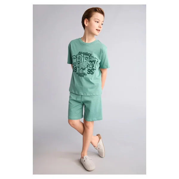 Defacto %100 Pamuk Baskılı 2'li Pijama Takımı Erkek Bebek G8826a826hs - Mavi - 11 - 12 Yaş - Görsel 9