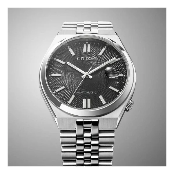 Citizen Tsuyosa Nk0020-55e Gümüş-Siyah Erkek Kol Saati - Görsel 5