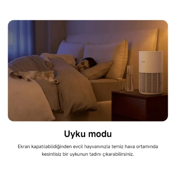 Xiaomi Smart Pet Care Hava Temizleyici % 99,99 Virüs Dezenfeksiyonu Beyaz Renkli Evcil Hayvan Dostu Cihaz - Görsel 2