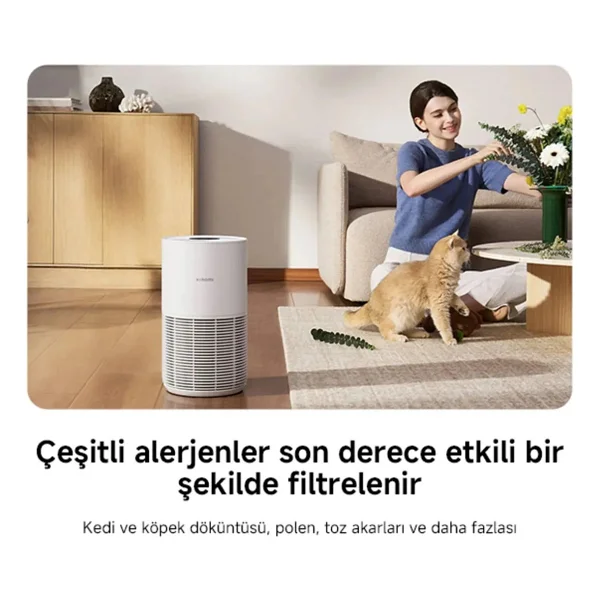 Xiaomi Smart Pet Care Hava Temizleyici % 99,99 Virüs Dezenfeksiyonu Beyaz Renkli Evcil Hayvan Dostu Cihaz - Görsel 3