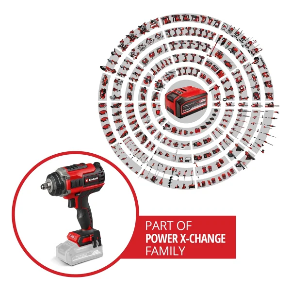 Einhell Impaxxo 18/400 Darbeli Somun Sıkma Makinesi - Görsel 4
