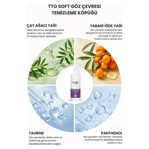 Tto Soft 150 Ml Göz Çevresi Temizleme Köpüğü - Görsel 2