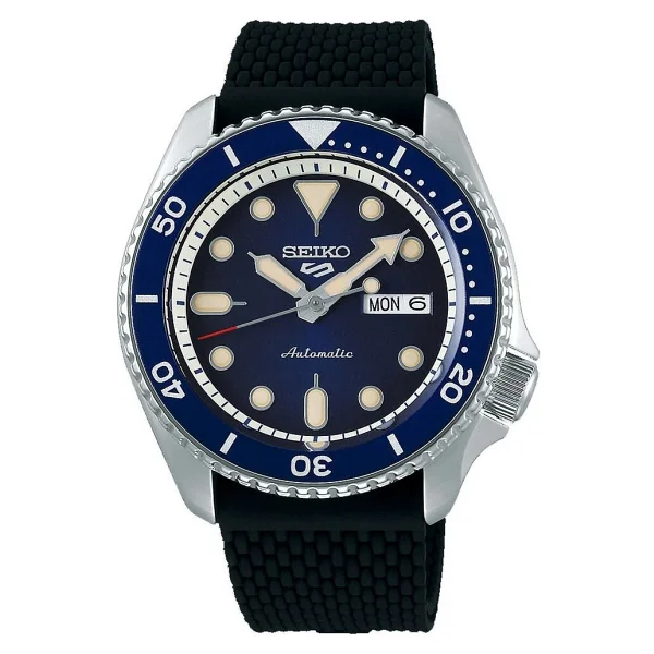 Seiko 5 Sports Skx Srpd71k2 Kumaş Kordon Mavi Erkek Kol Saati - Görsel 2