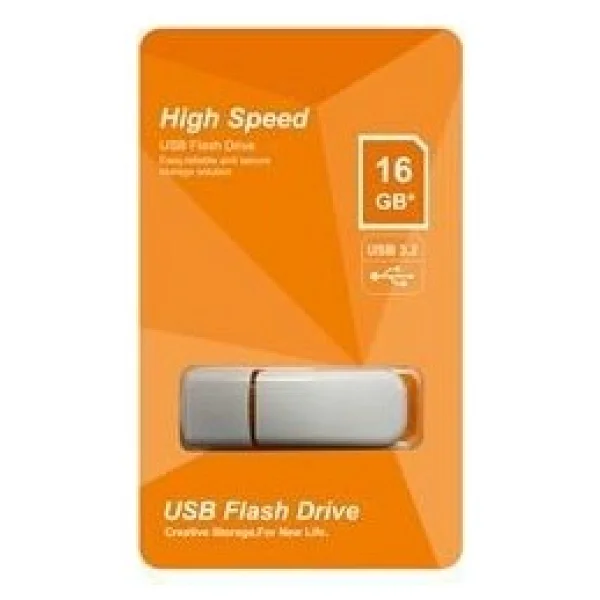 Elba 16gb Plastik Beyaz-Turuncu 3.2 USB Flash Bellek - Görsel 2