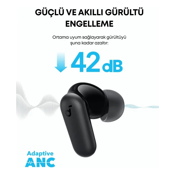 Anker Soundcore R50i Nc ANC TWS Siyah Kulak İçi Bluetooth Kulaklık - Görsel 2
