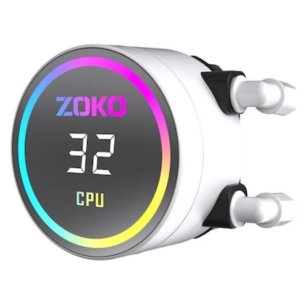 Zoko Twist 240 Argb Beyaz İşlemci Sıvı Soğutucu - Görsel 2