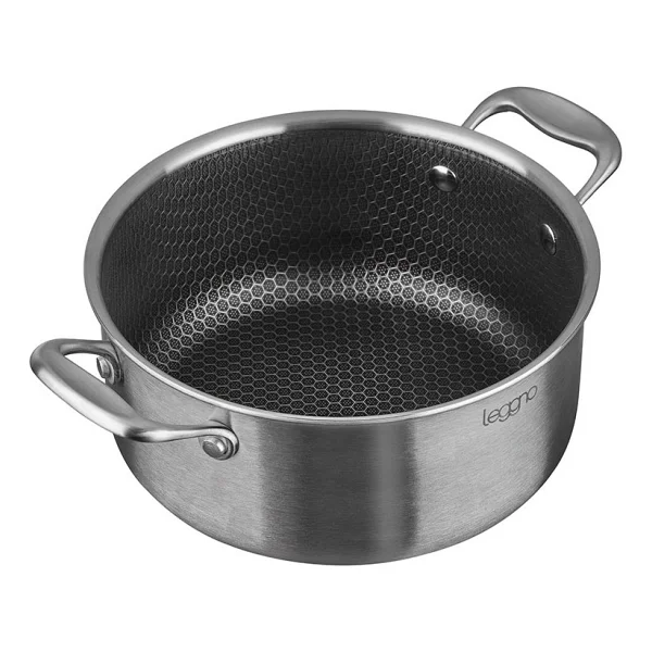 Leggno Elite Pro 3Ply Petek Dokulu 32 cm Derin Tencere - Görsel 6