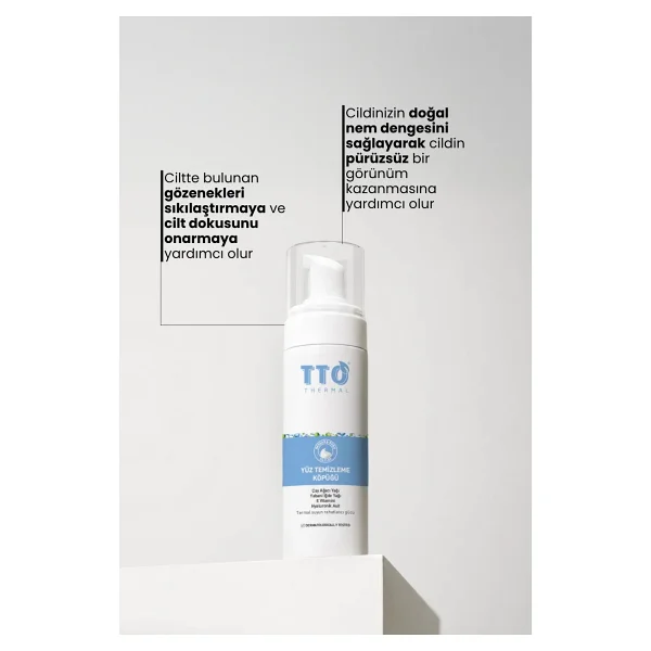 Tto Yüz Temizleme Köpüğü 200 Ml - Çay Ağacı Yağlı Arındırıcı Cilt Temizleyici Demodex'e Eğilimli Ciltler İçin - Görsel 3