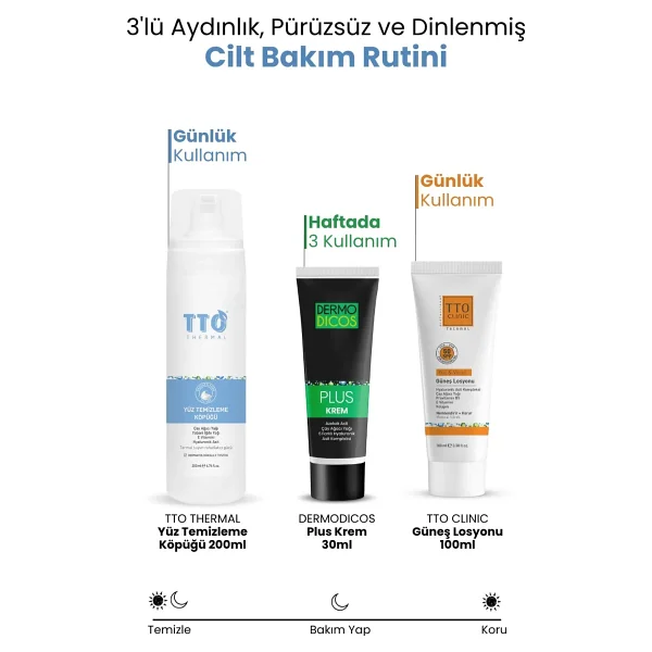 Tto Yüz Temizleme Köpüğü 200 Ml - Çay Ağacı Yağlı Arındırıcı Cilt Temizleyici Demodex'e Eğilimli Ciltler İçin - Görsel 6