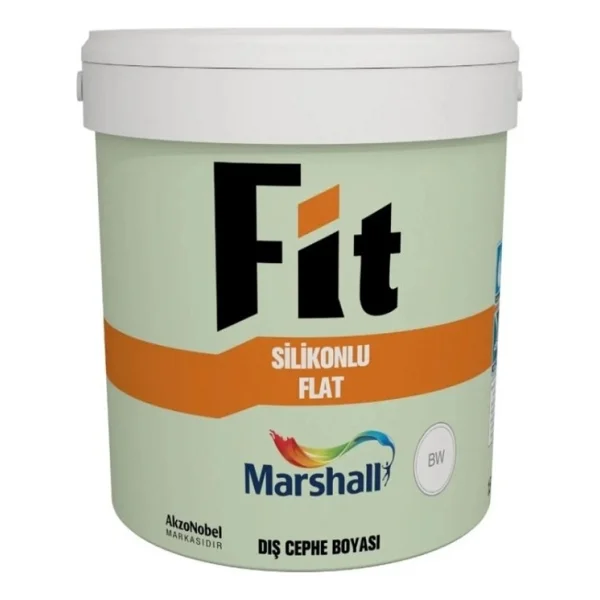 Marshall Fit Silikonlu Flat 2.5 Lt Dış Cephe Boyası - Görsel 3