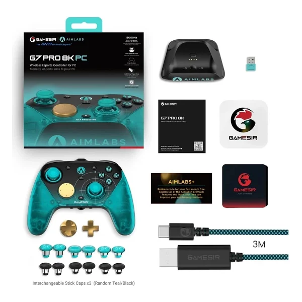 Gamesir G7 Pro 8K PC Aimlabs Edition Kablolu/Kablosuz Oyun Kolu - Görsel 7