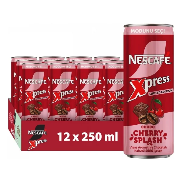 Nescafe Xpress Choco Cherry 12x250 Ml - Görsel 2