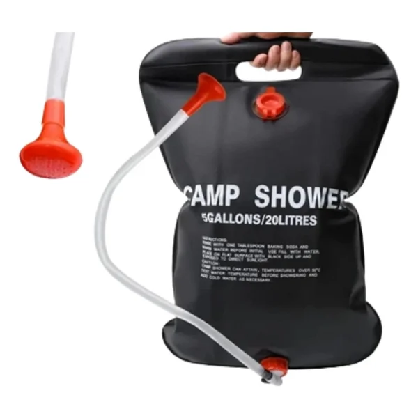 Kamp Ve Plaj İçin Solar Duş 20 Litre Su Kapasiteli Portatif Duş Çantası - Görsel 5