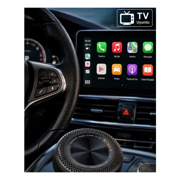 SIM Kart Takılabilen Carplay Android Auto TV Stick 4g Destekli Medya Kutusu - Görsel 6