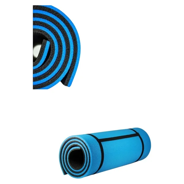 10mm Yoga Mati Mavi - Görsel 4