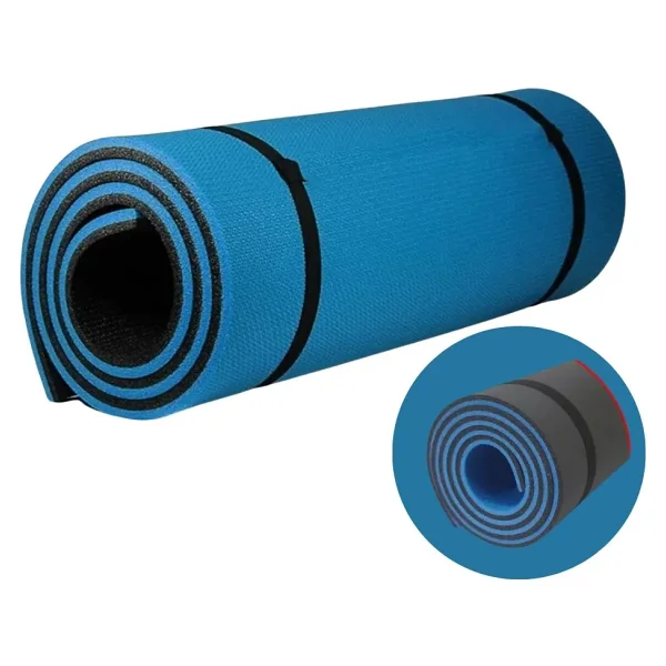 10mm Yoga Mati Mavi - Görsel 5