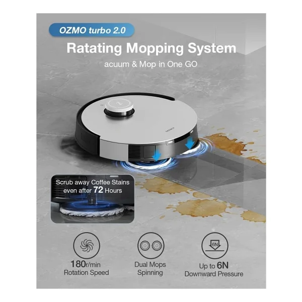 Ecovacs Deebot X1 Omni Akıllı Robot Süpürge - Görsel 5