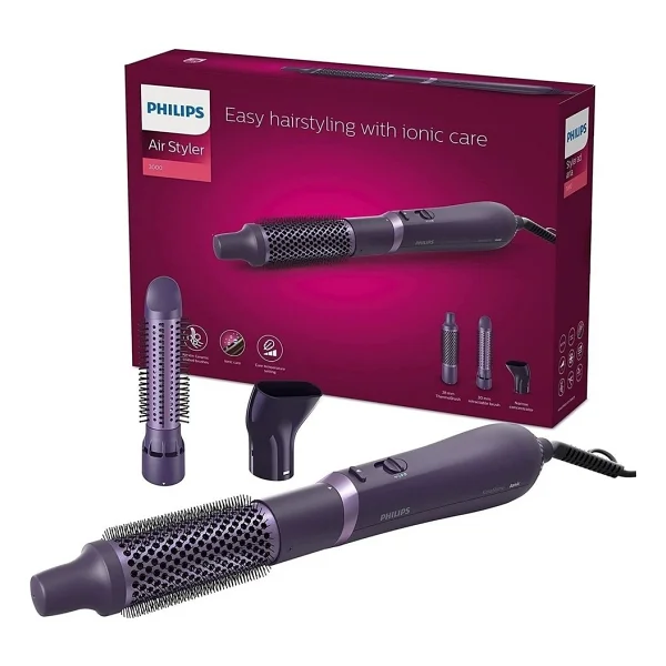 Philips Airstyler 3000, 3 Stil Eki, 800g Sıcak Hava Fırçası - Görsel 6