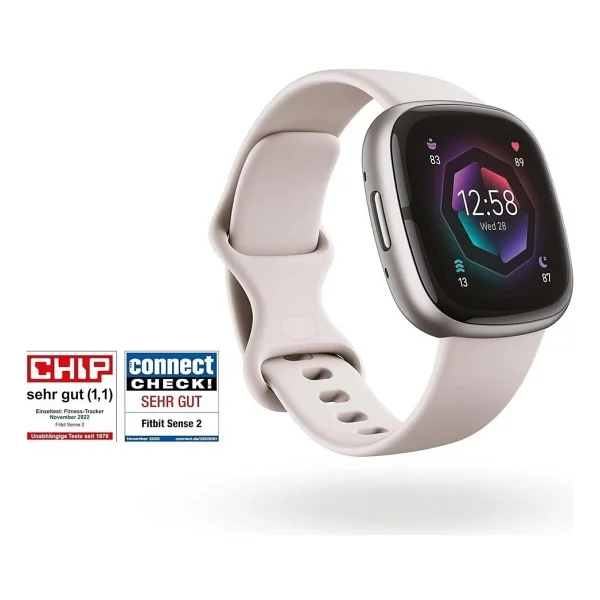 Google Fitbit Sense 2 Beyaz Akıllı Saat - Görsel 2