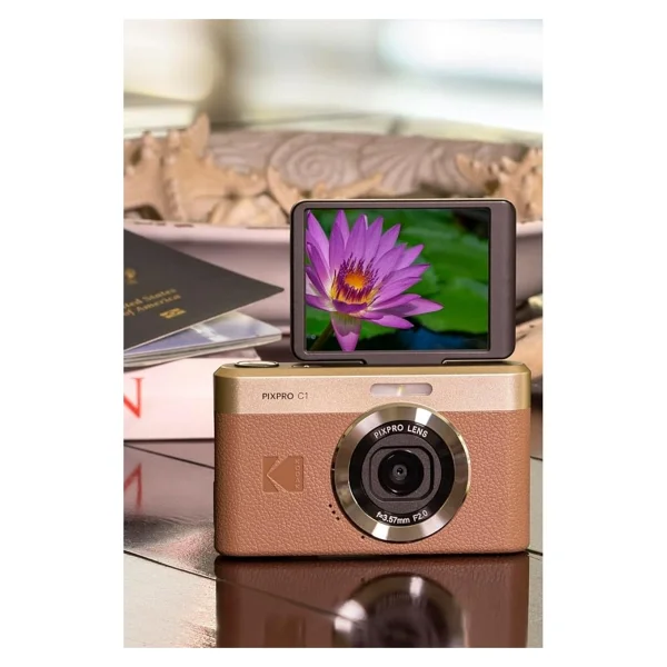 Kodak Pixpro C1 Kahverengi Dijital Fotoğraf Makinesi - Görsel 2