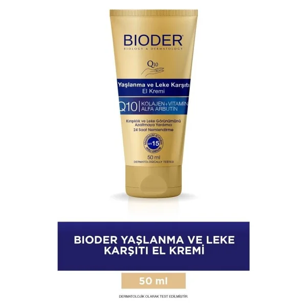 Bioder Yaşlanma Ve Leke Karşıtı El Kremi 50 Ml - Görsel 4