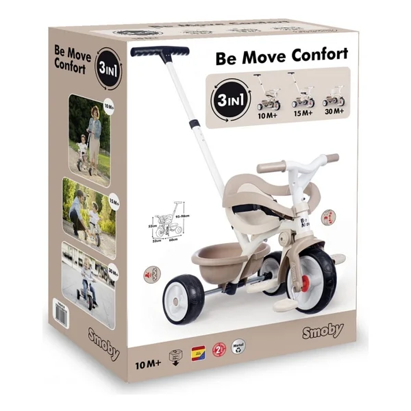 Smoby Be Move Comfort 3'ü 1 Arada Bebek Bisikleti - Görsel 2