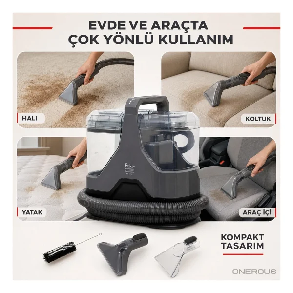 Fakir Spot Cleaner Pr1018 Koltuk Ve Halı Yıkama Makinesi - Görsel 7