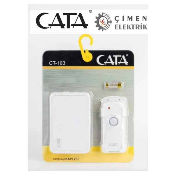 Cata Ct-103 Uzaktan Kumandalı Kapı Zili - Görsel 5