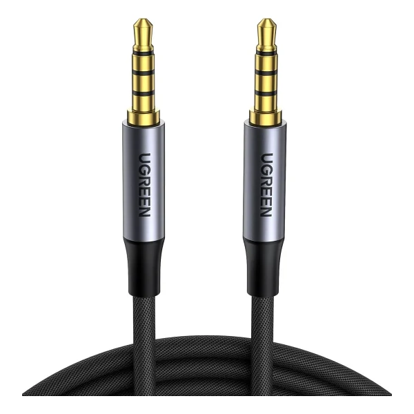 Ugreen 3.5mm Hi-Fi Erkek To Erkek Trrs Aux Ses Ve Mikrofon Kablosu 2 Metre - Görsel 2