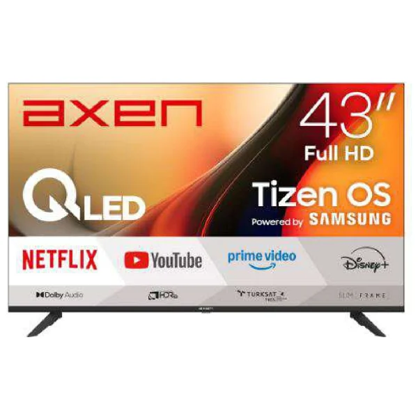 Axen Ax43qfmln-T08ı Full HD 43" 108 Ekran Uydu Alıcılı Smart QLED TV - Görsel 2