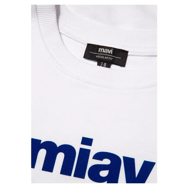 Mavi 6610031 Miav Baskılı Çocuk Sweatshirt - Görsel 6