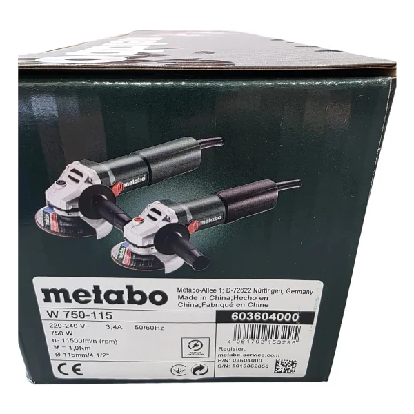 Metabo W 750-115 750 W Taşlama Makinesi - Görsel 10